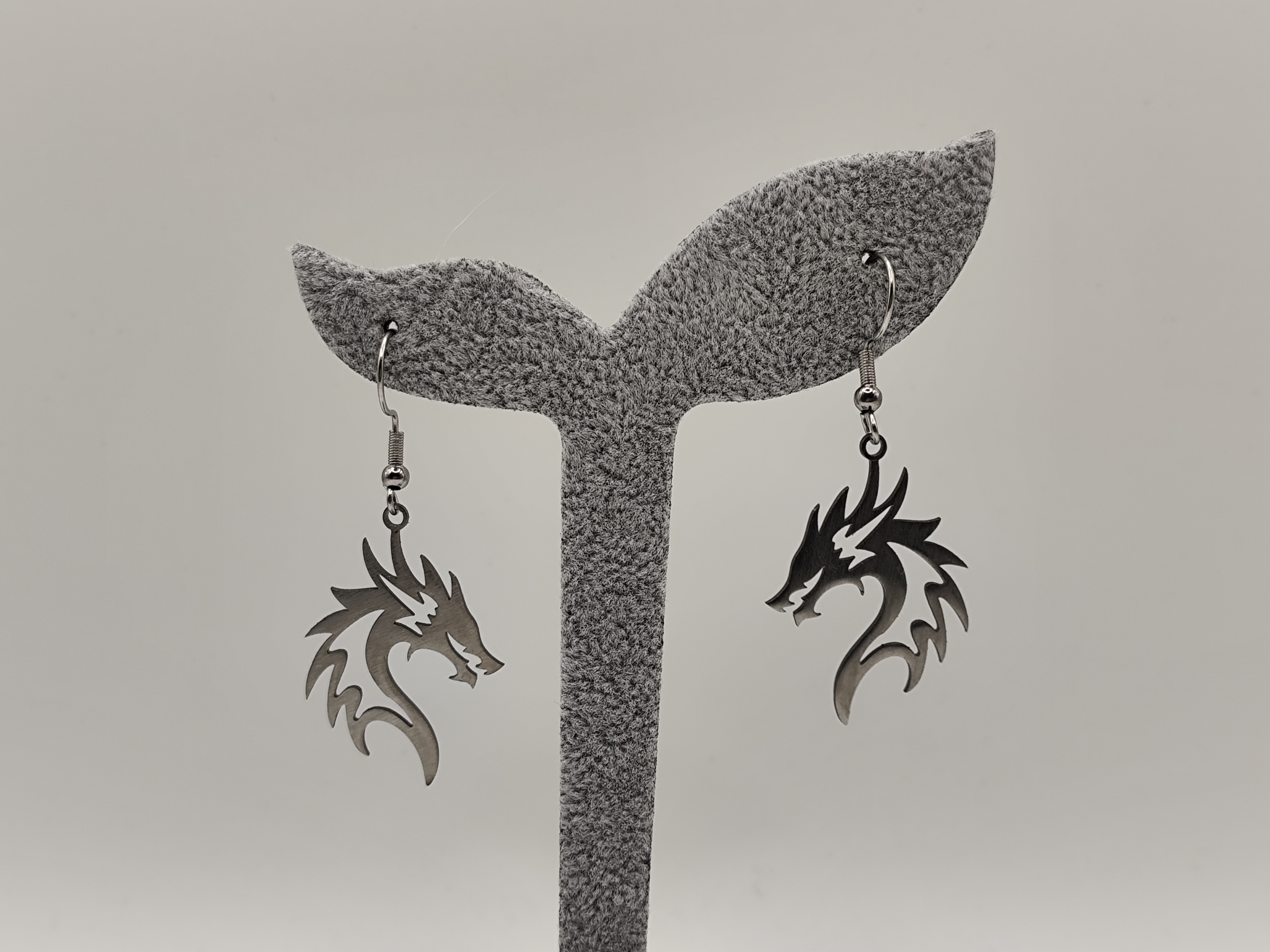 Ocelové naušnice - Dracarys
