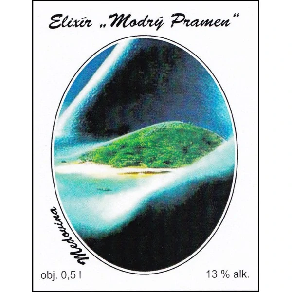 Elixir Modrý pramen 0,5l 13%