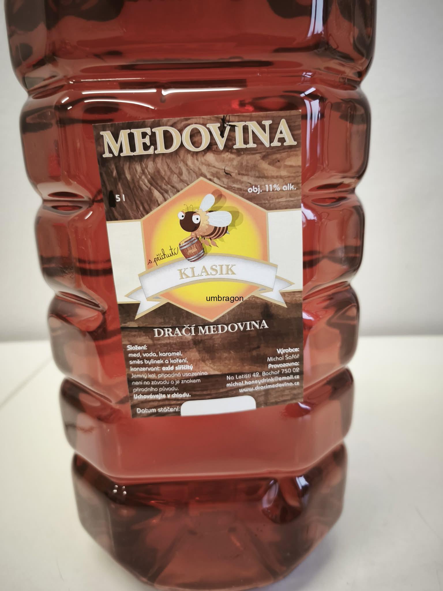 Medovina dle výběru 10l