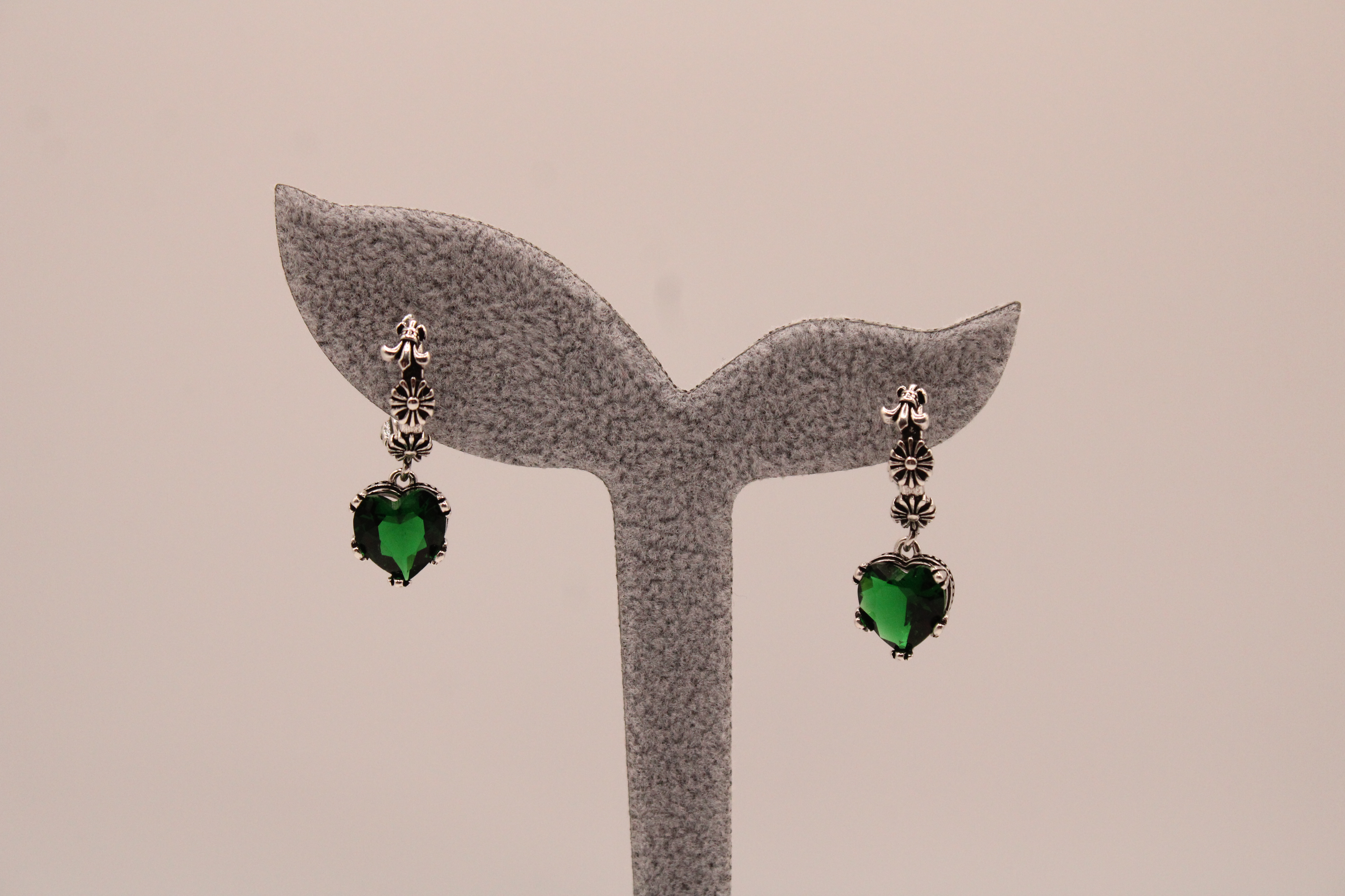 Náušnice Emerald Heart