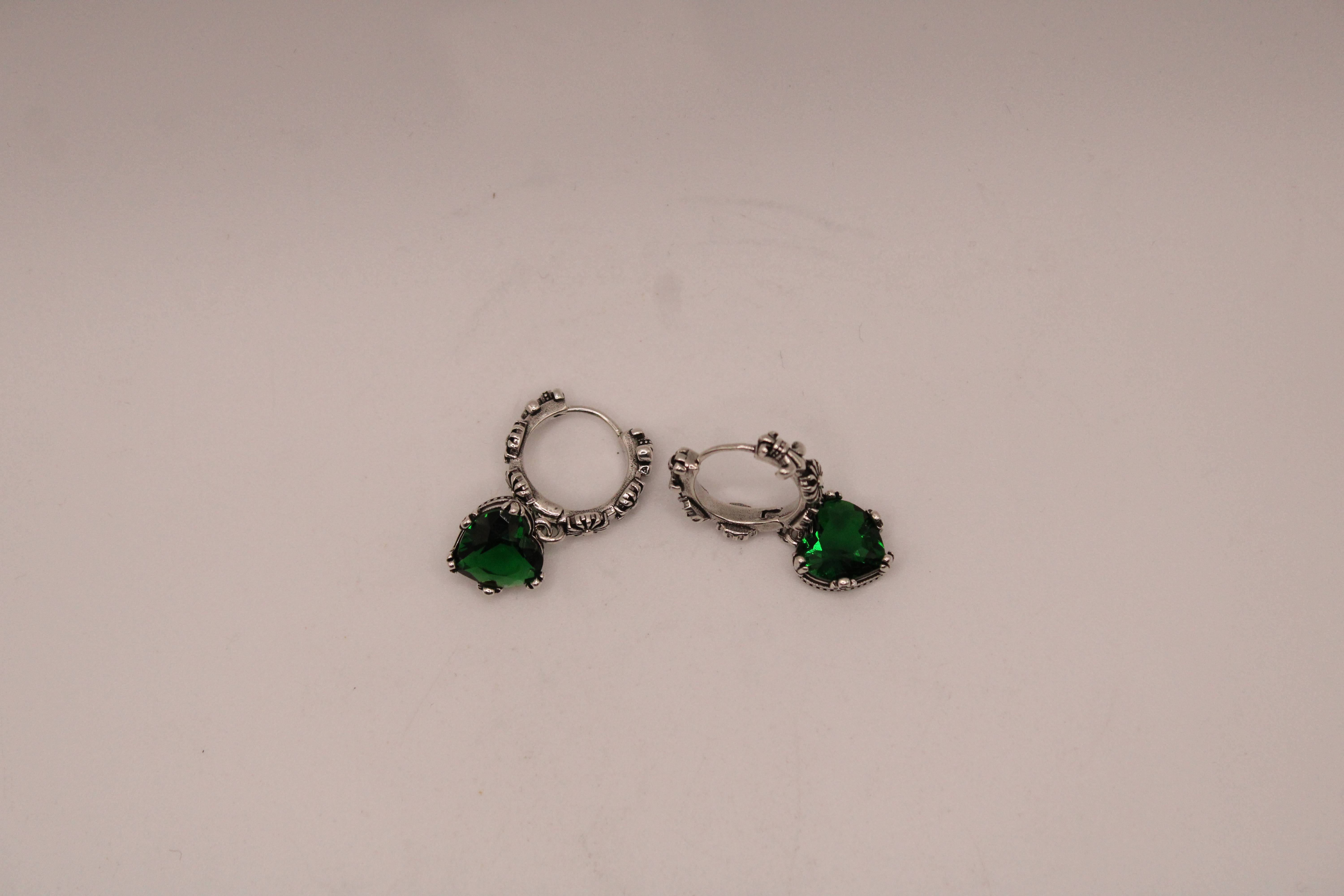 Náušnice Emerald Heart